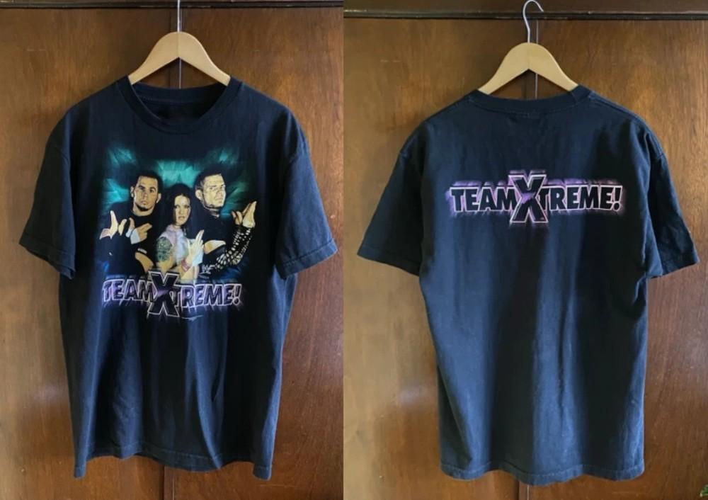 Vintage 2001 WWF Team Xtreme Hardy Boyz amp Lita TShirt
