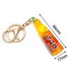 1 Piece Cute Creative Miniature Soda Drink Charm Mini Dollhouse Ornament Simulation Japanese Marbles Bobble Soda Keychain