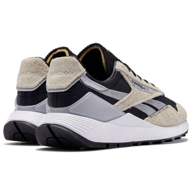Reebok Классическая кожаная модель Legacy AZ Унисекс Черный Стакко Серебристый Металлик GX7568