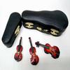 Mahogany Mini Musical Instruments Multi-dimension Violin Model  Decoration Gifts