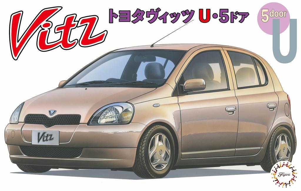 Серия 23 Fujimi Models Toyota Vitz 1/24 Inch-Up Нет. U-образный 5-дверный ID-23