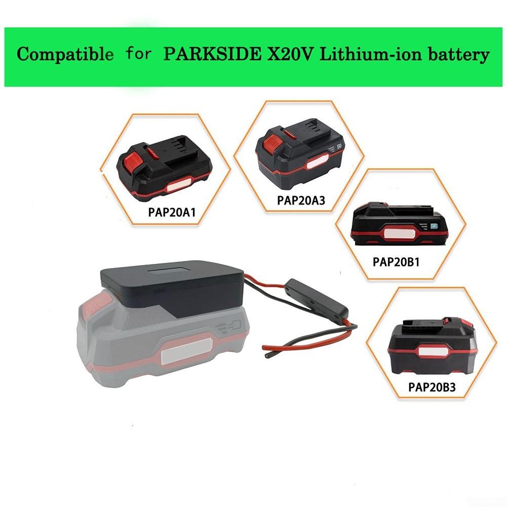 Адаптер литиевой батареи Lidl для Parkside X 20 В идеально подходит для установки