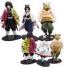 Набор фигурок Demon Slayer Kimetsu No Yaiba с Мицури, Муичиро, Тенгеном, Кёдзюро, Обанаем, Канао, Санеми. Декоративные коллекционные украшения