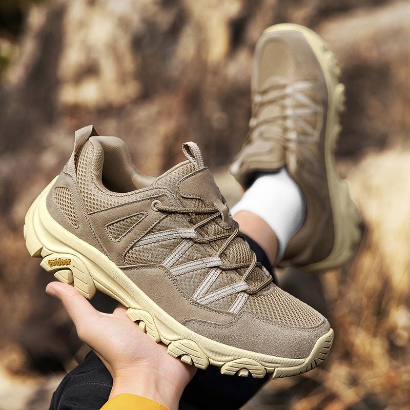 Брендовая походная обувь для мужчин, сетчатая дышащая дорожная обувь, водонепроницаемая обувь для охоты, рыбалки, горная, внедорожная, спортивная обувь для верховой езды