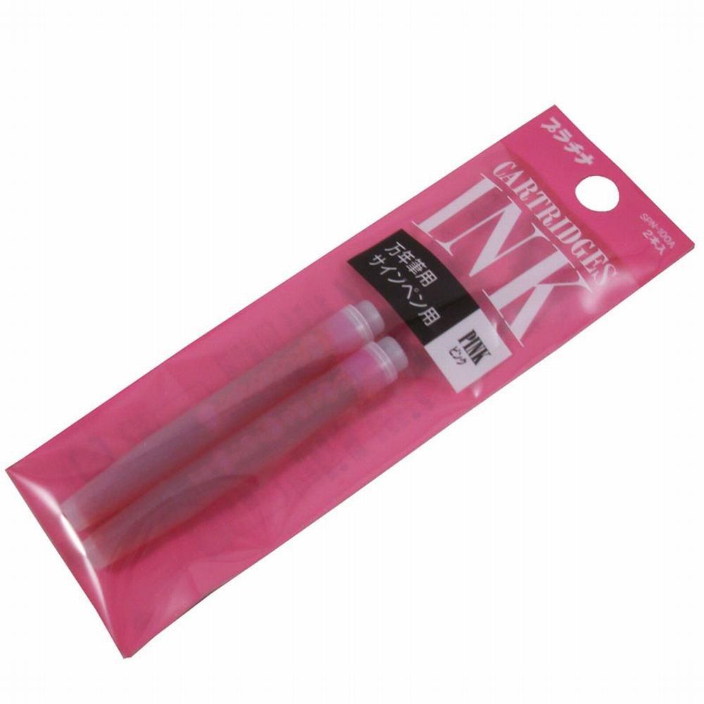 Чернила для картриджей Platinum 2 флакона для перьевых ручек и ручек розовые 4280219 фломастер