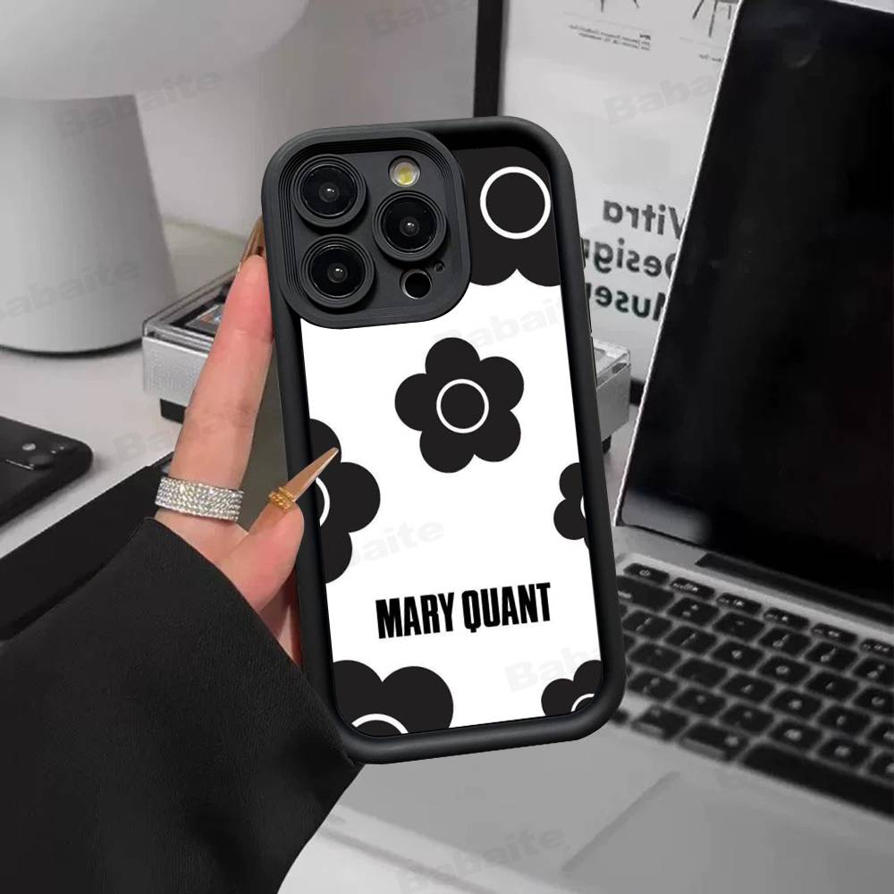Fashion Brand Q-Quant Mary Silicone Soft Phone Case For IPhone 17 16 14 13 12 11 15 Pro Max Plus Air Cover