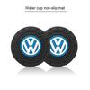 Car Non-Slip Water Cup Coaster Waterproof Bottle Holder Car interior Accessories For Volkswagen Golf GTI MK1 MK2 MK3 MK4 MK5 MK6 MK7 MK8