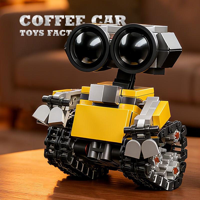 Космический Мини-Робот MOC Строительные Кубики Игрушки 217 шт. Гусеничный Бот Модель Классический Фильм Научно-фантастические Блоки Куклы Дети Взрослые Рождественские Подарки