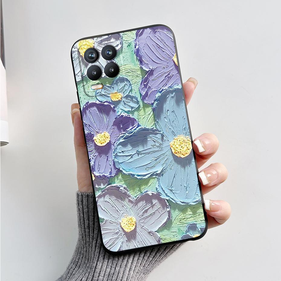 For Realme 8 Case Bear Cartoons Cat Cute Cover Coques For Realme 8 Pro Phone Cases Cover Realme8 5G Realme 8i Fundas Soft Capa