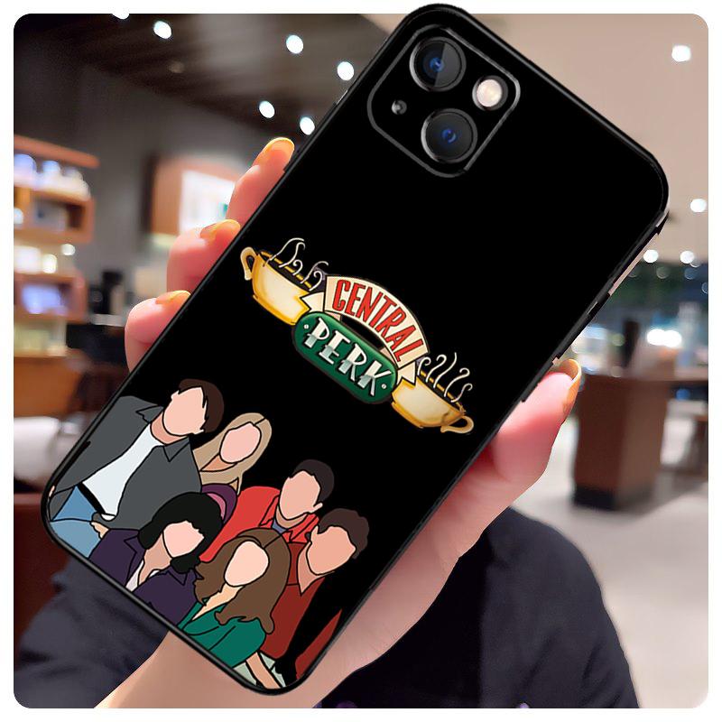 Central Perk Friends Case For iPhone 15 Pro Max 14 13 12 11 16 17 Pro Max mini 15 16 Plus 16e 17 Air Phone Cover