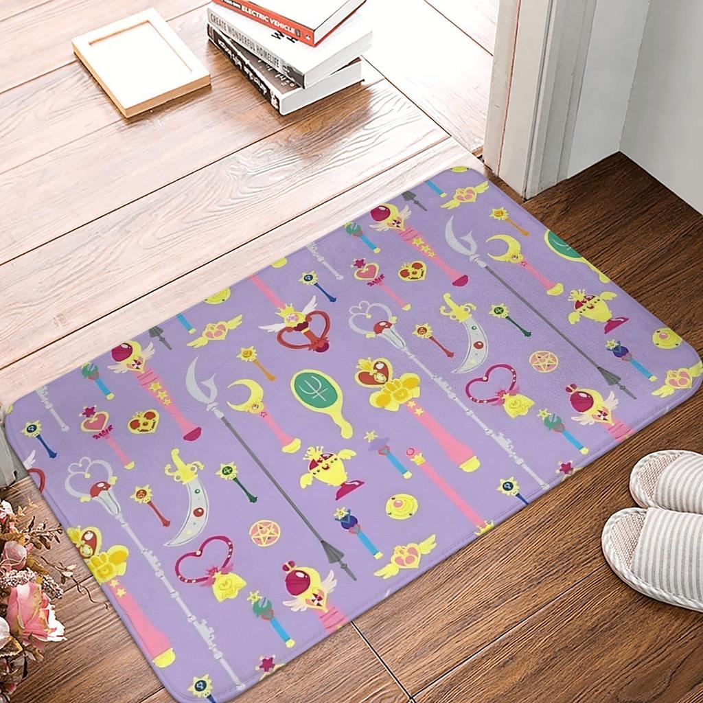 Anime Sailors Moons Doormat Anti-Slip Entrance Bathroom Kitchen Floor Door Mat  Garage Rug Carpet Footpad