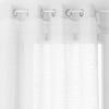 "Сэм" тканая штора с пескоструйной обработкой 140 x 240 см Atmosphera - Белый