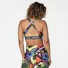 Zumba Wear Sports Dance and Print Size Black Bra, Fitness, Pattern, Z1T000398, M,