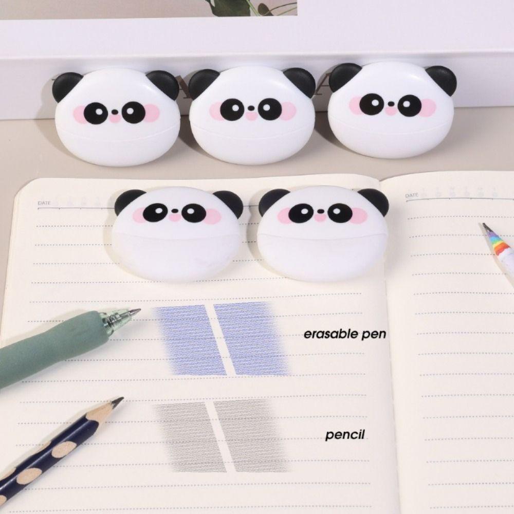 Two-headed Panda Rubber Traceless Writing Correction Tool Kawaii Heat Eraser