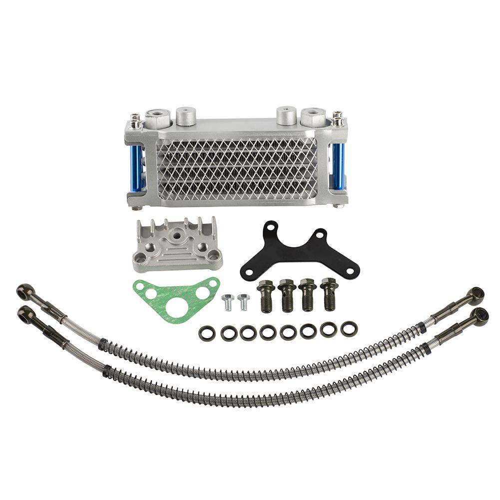 Motorcycle Oil Cooler Oil Radiator Kit For Honda Monkey Yamaha Kawasaki 50cc-140cc Pit Dirt Bike Scooter Moped Enduro Motocross