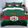 "Green Red Shield Bedding Set" Bedding Duvet Cover Set Duvet Cover Pillowcases  (1 * Duvet Cover 2 * Pillowcases, without duvet insert)