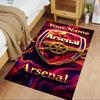 Arsenal F.c. Customize Your Name Floor Rug Office Rug Suitable for Playrooms Living Rooms Foyer Decorate room Anti-slip Rug Decorate Offices