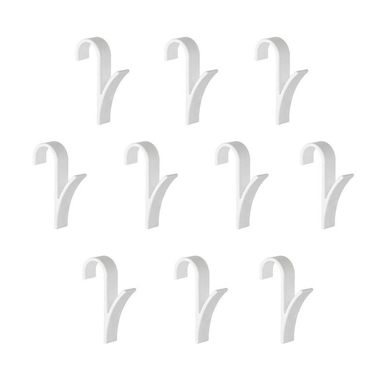 10pcs High Quality Hanger For Heated Towel Radiator Rail Bath Hook Holder Clothes Hanger Percha Plegable Scarf Hanger White WBL