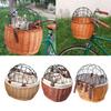 Bicycles Rattan Storage Basket Woven Storage Basket Adults Bike Woven Storage Basket with Lid Woven Bike Pet Basket