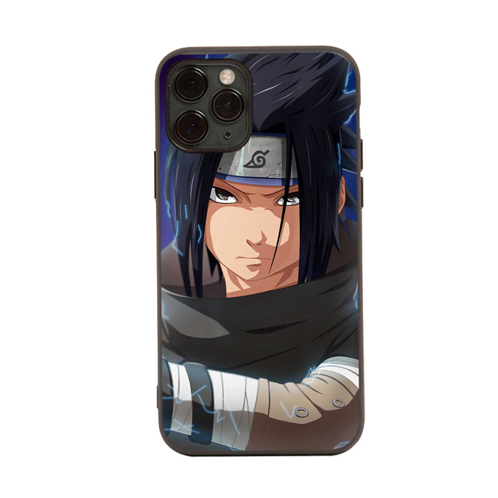 Чехол WD22 Naruto Sasuke Black Soft для Samsung Note 20 Lite S24 Ultra S23 A03 A05 A06 A11 A71 A15 A16 A13 A24 A25 A33 A52 A53 A50 M55 M35 Plus