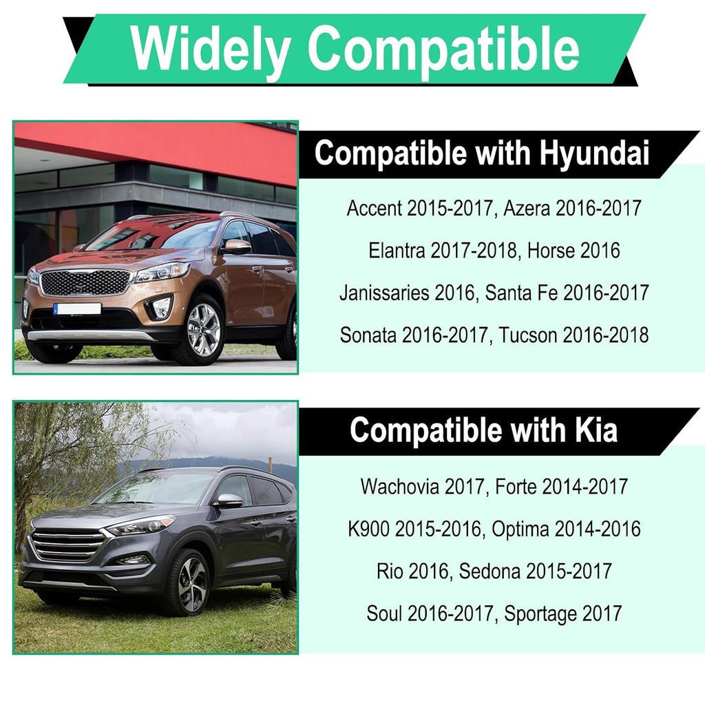 20 PCS Fender Liner Push-Type Retainer Clip Fastener, Car Retainer Clips | Bumper Engine Under Cover Clip, Compatible with Hyundai Kia Accent, Azera,