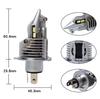 Motorcycle H4 9003 LED Headlight Bulb 6000LM 6500K