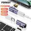 FONKEN PD140W USB4.0 40Gbps Thunderbolt3 Magnetic Adapter USB C To Type C Fast Charge Magnet Converter Cable 8K@60Hz USB Type C Adapter