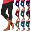 Pants For Women Stretch 3/4 Length Lace Leggings Casual Athletic Running Workout Yoga Pants