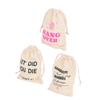6pcs Bachelor Party Gift Bags with Drawstring Linen Party Favors Bachelor Bridal Shower Pouches for 