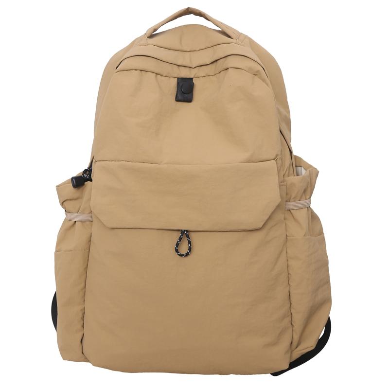 Однотонный рюкзак большой емкости для школьников, женский дорожный рюкзак, мужская компьютерная сумка