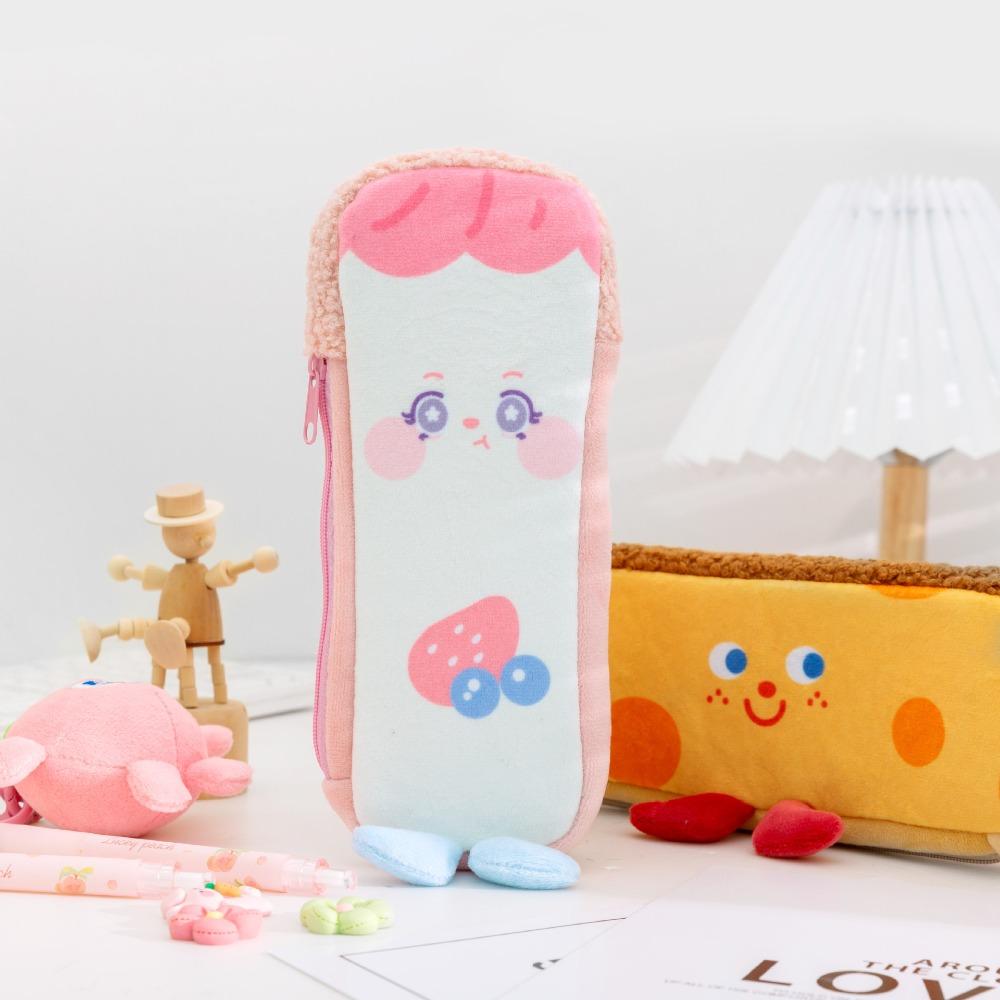 Bags Large Capacity Korean Style Pencil Pouch Comestic Bag Stationery Bag Cartoon Pencil Case
