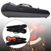 4/4 Full Size Violin Case Carrying Bag Carbon Fiber Velvet Lining Backpack for Travel