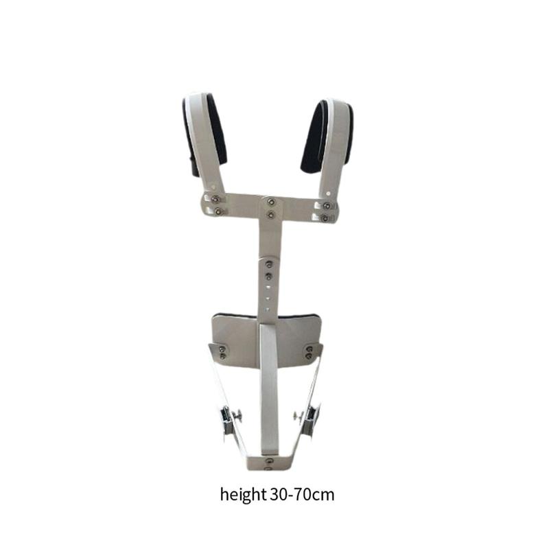 Snare Drum Carrier Drum Support System, Hold 2 Drum Accessories with Shoulder Strap, Adjustable Height for Practice Live Show