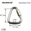304 Stainless Steel Curved Triangular Safety Lock Quick Release Buckle