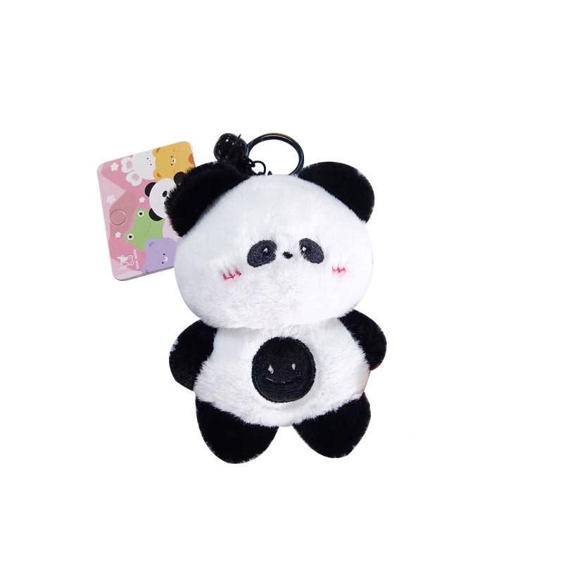 Милый плюшевый брелок в виде лягушки, утки, кролика, панды и медведя для подарка и декора