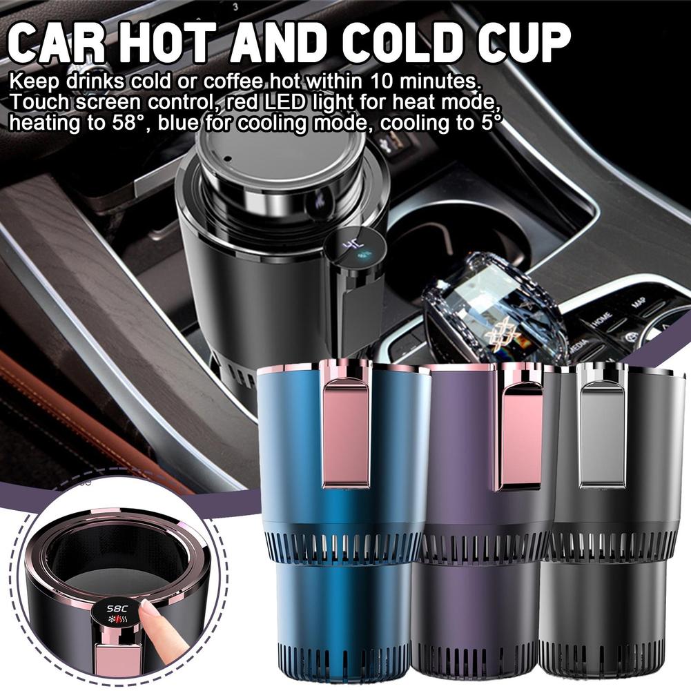 Car Heating Cooling Cup Mug Car Fridge Keep Beverage Car Cooler Drinks Refrigerator Coffee Miik Mini Freezer Portable Warme J4J5