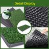 Искусственная трава, пеленка для собачьей мочи, искусственный газон, туалетный коврик для питомцев с поддоном, моющийся 3-слойный многоразовый коврик для приучения щенков к туалету для использования в помещении и на улице, для маленьких и средних собак
