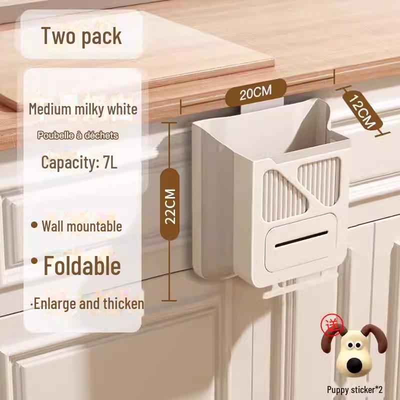 Многофункциональный складной кухонный шкаф для мусора с большим отверстием