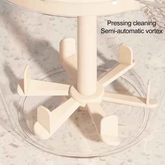 Чашка-венчик для яиц Ручная чашка для напитков с ручным прессом Подготовка перед едой Портативная чашка для остатков Миксер для яиц Чашка для приготовления перед едой