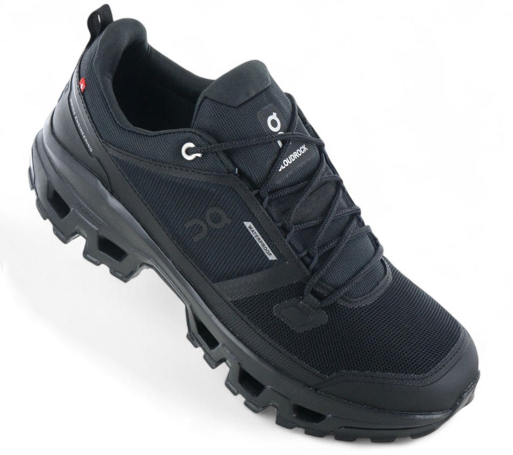 On Running Cloudrock Low WP Waterproof - Men's Hiking Shoes Trekking Shoes Black 3MF10251043 ORIGINAL
