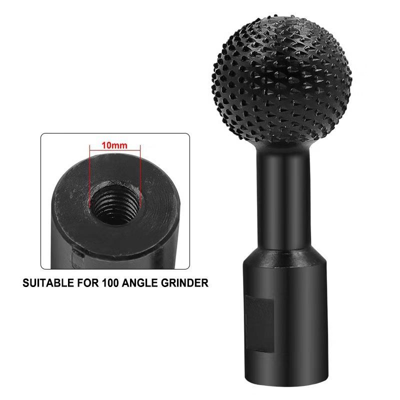 10/14 мм сферическая вращающаяся шлифовальная головка с коробчатым сверлом, шаровидная стамеска, угловая шлифовальная машина, резьба по дереву, полировка, шлифовка, ямочный напильник
