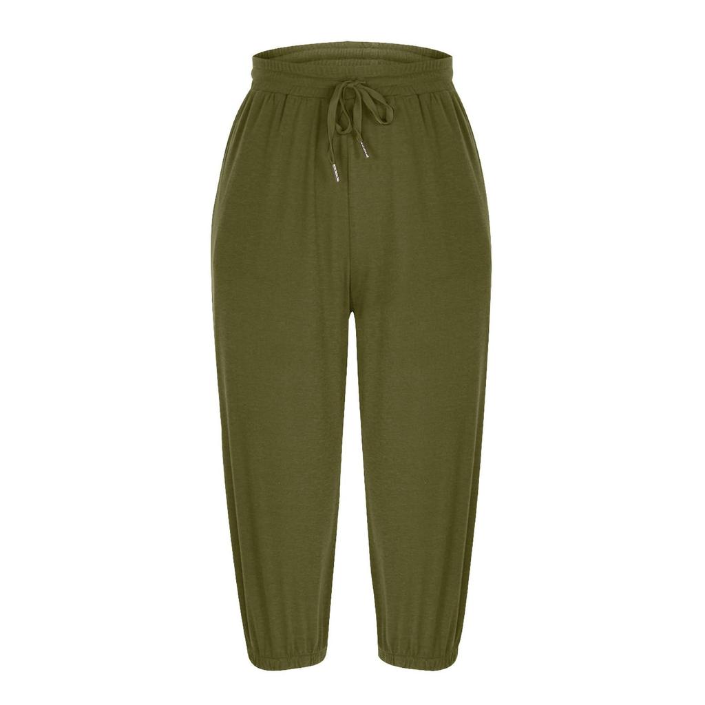 Женские брюки для бега с завязками, удобные спортивные брюки с карманами, 5 шт.