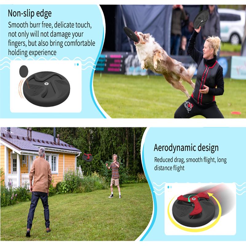 1Set Flying Boomerang Toy Outdoor Accessories Interactive Boomerang Outdoor Toys Pet Supplies Dog Training Toys 6