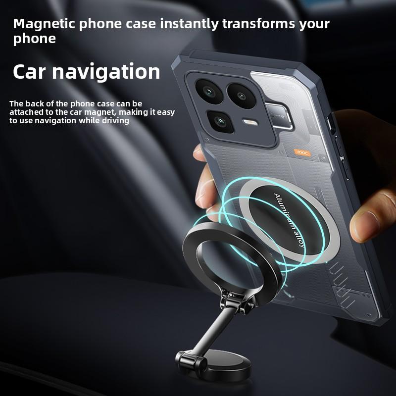 Для OPPO Realme Neo 8 Чехол Жесткий ПК С рассеиванием тепла Магнитный Защитный Задняя крышка Чехол Для OPPO Realme Neo8 Корпус телефона