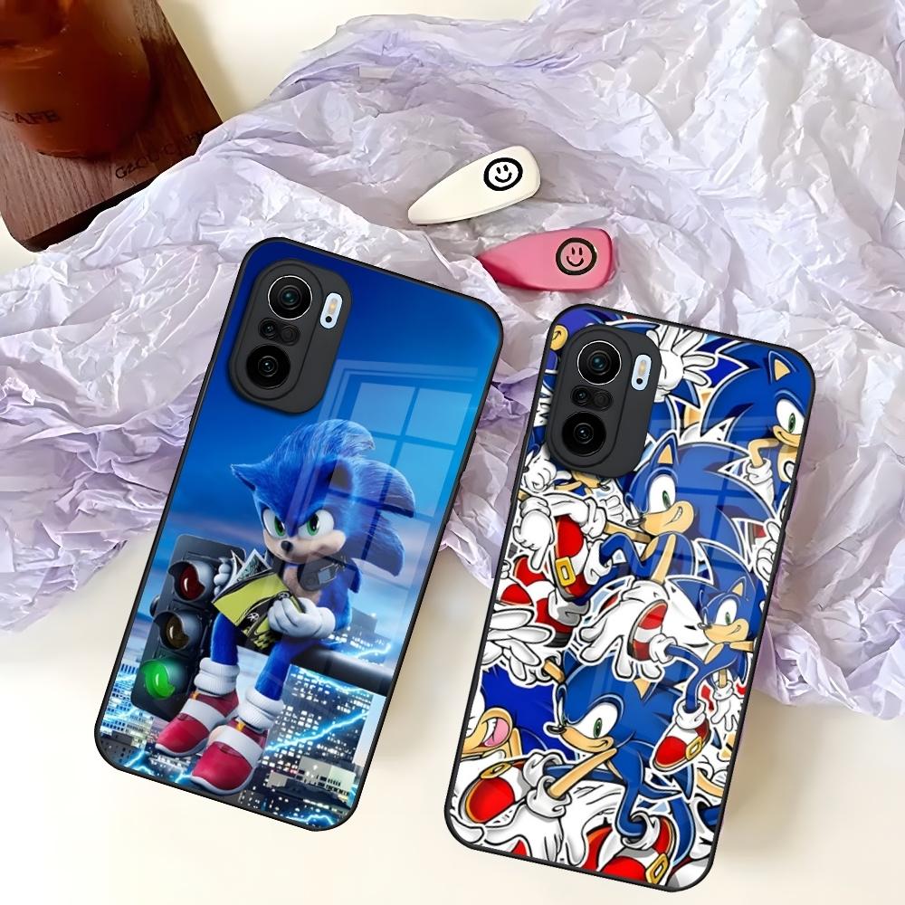 Cartoon Hedgehog S-Sonics Phone Case for Xiaomi 15 14 13 12 Mi 11 Pro ultra Lite glass Cover