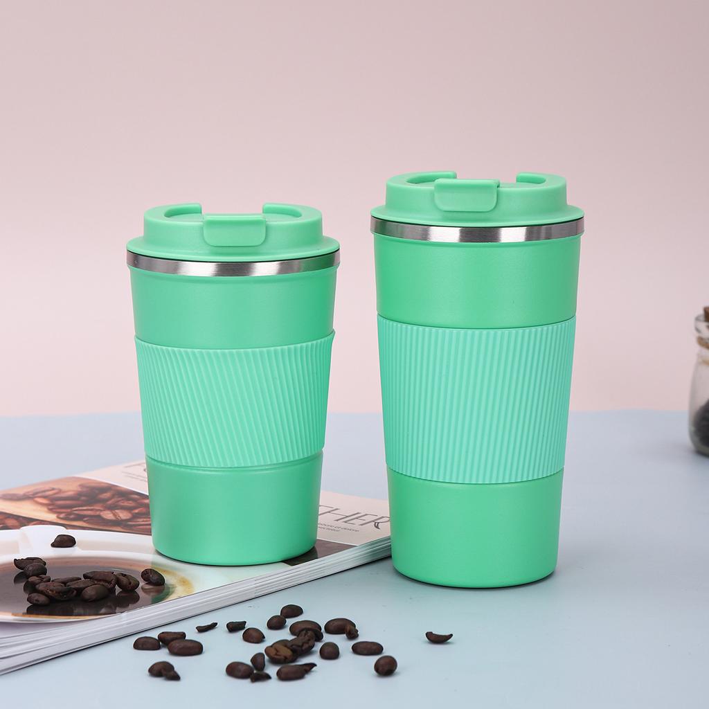 Stainless Steel Coffee Cup Portable Double-layer Vacuum Cup Business Accompanying Water Cup