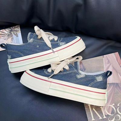 Модные парусиновые туфли для женщин 2024 года, новые универсальные студенческие туфли для сноуборда, женские вулканизированные туфли, кроссовки для женщин Zapatillas Mujer