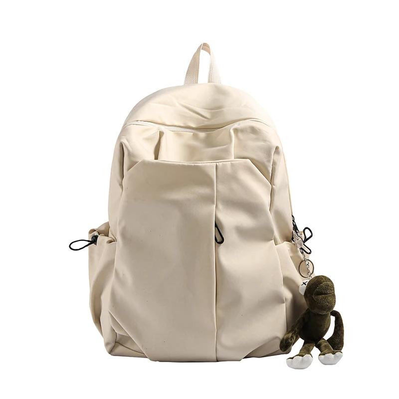 Нейлоновый рюкзак с множеством карманов, практичный рюкзак для пары, большая вместимость, простота, универсальность, индивидуальность, новый