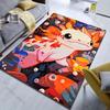 1PC Cute red salamander Carpet for Living Room Bedroom Sofa Home Decor Rus Non-slip Floor Mat Luxury Gift