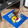 Baby Shark Printed Absorbent Washable Carpet, Non-Slip Bathroom Mats, Kitchen Rugs, Yoga Mat,Living Room Entrance, Camping Picnic Rugs